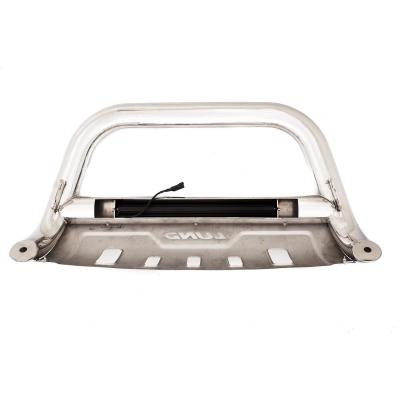 Bull Bar with LED Light Bar 3.5 Inch Oval Polished Stainless Steel 2019-2023 Ford Ranger Lund