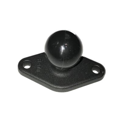 Ram Mount Small Base With Ball Black 1.0 inch diameter rubberized ball AJK Offroad