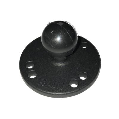 Ram Mount Large Round Base With Ball Black AJK Offroad