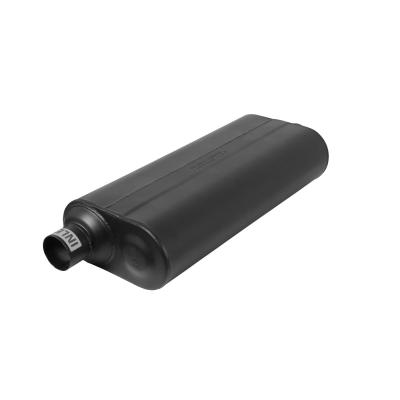 70 Series Chambered Muffler 70 Series 2.50 Offset In 2.50 Center Out Mild Sound Flowmaster