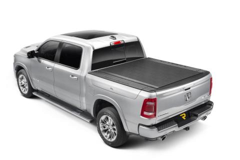 Lo Pro Tonneau Cover Black 2012-2018 (2019-2024 Classic) Ram 1500/2012-2025 2500/3500 6 Foot 4 Inch Bed with RamBox Truxedo