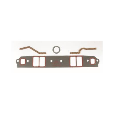 Ultra-Seal Intake Manifold Gaskets .125 Inch Thickness Fits 1955-1991 Chevrolet 262-400 Small Block Medium Modifed Port & Bolt Locations. 1.31 Inch x 2.19 Inch Mr Gasket