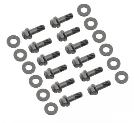 Intake Manifold Bolt Set Super Flanged Head Fits AMC 290-401, Small Block Chevrolet 265-400, Chrysler 273-440 except 426 Hemi & 5.2L/5.9L Magnum Mr Gasket