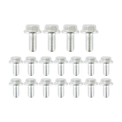 Oil Pan Bolts Fits Chevrolet Small Block, 90 Degree V6 and Oldsmobile V8 Mr Gasket