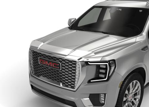 Aeroskin Hood Protector for 2022-2026 GMC Hummer Pickup Chrome AVS