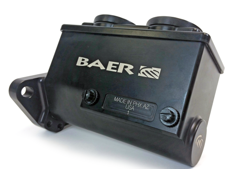 Brake Master Cylinder Remaster Black Anodized Right Port 1 1/8 Inch BAER Brakes