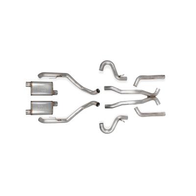 Exhaust System Fits 1964-1967 GM A-Body LS Swap Exhaust System 3 Inch, 304 Stainless Steel Hooker BlackHeart