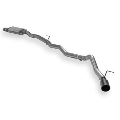 Flow Fx Cat-Back Exhaust System Fits 2020-2025 Jeep Gladiator With 3.6L Engine, 409 Stainless Steel, Single Exit With Black Tip Aggressive To Moderate Sound Flowmaster