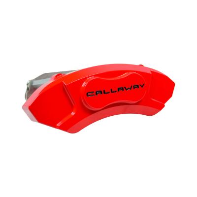 Claw Rotors W/Caliper Covers Rear Red Callaway (Slot/Zinc) 21-25 Gm1500 Trucks/SUV'S (Inclides Callaway Branded Caliper Covers) Baer Brakes