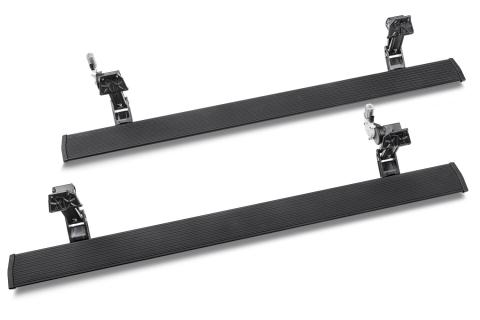 PowerStep Electric Running Boards Plug N Play System For 2017-2019 Silverado/Sierra 2500/3500 Diesel Only Double and Crew Cab AMP Research