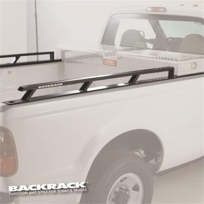 Truck Bed Side Rails For Use w/Tool Box 21 Inch 8.2 Foot Bed 15-26 Ford F-150 Aluminum Body Backrack