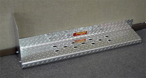 Running Boards Owens Commercial Diamond W/ Stone Guard With Star Burst Grip 97-23 Chevrolet Express/GMC Savana Van 4 Inch Riser 155 Inch Aluminum Owens Products