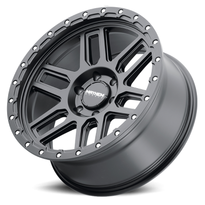 Mayhem Offroad Wheels Delta 8304 MB 17x9 Matte Black Lip Black -12 Off Set 6 Lug 4.53 BSM 106 Bore Cast Aluminum