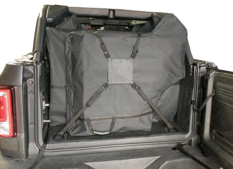 Hard Door Storage Bag Rear Doors (Pair of bags) 21-Present Ford Bronco 4 Dr Black MasterTop