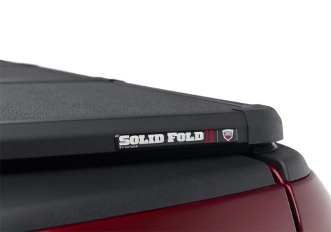 Solid Fold 2.0 Tonneau Cover Black Textured Paint 2019-2025 (New Body Style) Ram 1500 6' 4 inch Bed without RamBox with or without Multifunction Tailgate Extang