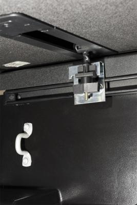 Solid Fold 2.0 Tonneau Cover Black Textured Paint 2014-2021 Toyota Tundra 6' 7 inch Bed with Deck Rail System Extang