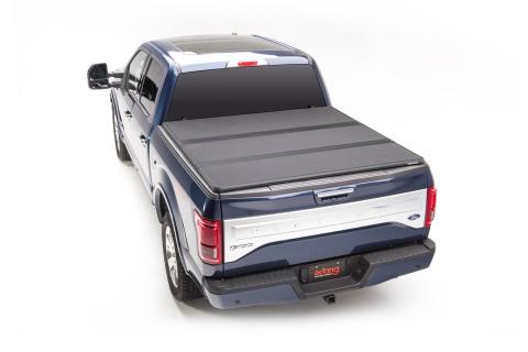 Solid Fold 2.0 Tonneau Cover Black Textured Paint 2015-2020 Ford F-150 8' 2 inch Bed Extang