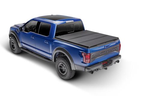 Solid Fold 2.0 Tonneau Cover Black Textured Paint 2021-2026 Ford F-150 8' 2 inch Bed Extang