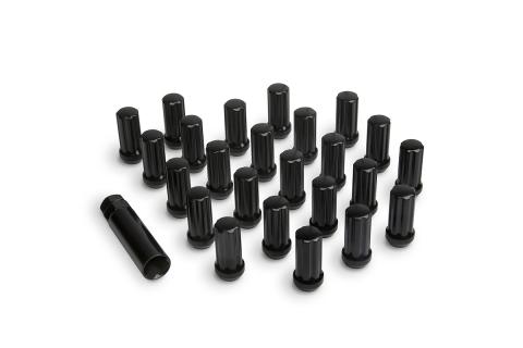 Lug Nut Kit Black 14 X 1.5 / 24 Count W/ Key, ICON Alloys