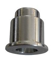 Aluminum Spacer .5 Inch I.DX .740 Inch .980 Inch OalUniversal Chem-Coat Clear 2 Inch Overall Shock Spacer For Strong ArmsUse 2 To Make 1.980 Inch Ridetech