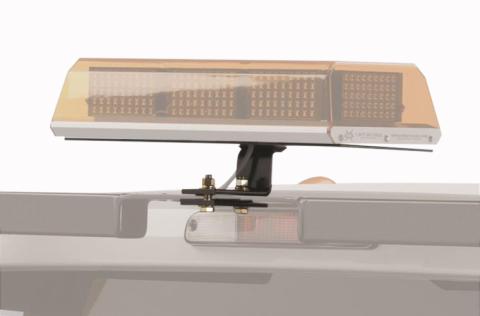 Utility Light Bracket Universal 16 Inch X 7 Inch Rectangle Center Mount Backrack