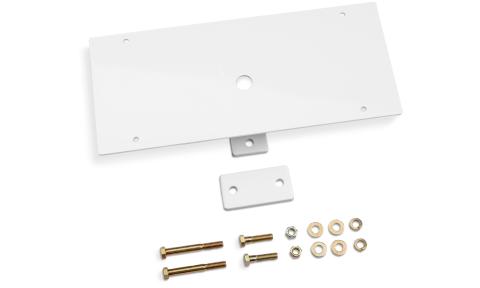 Utility Light Bracket Universal White 10.5 Inch Base Center Mount Backrack