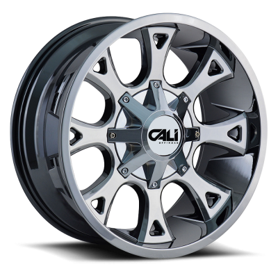 Cast Aluminum Wheels Anarchy 9103 CH 20x12 Chrome 8 On 180 Bolt Pattern -44 Offset Cali Offroad Wheels