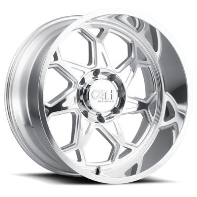 Cast Aluminum Wheels Sevenfold 9111 PO 20x12 Polished 6 On 139.7 Bolt Pattern -51 Offset Cali Offroad Wheels