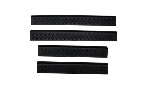 Stepshield Door Sill Protector for 2004-2008 Ford F-150 SuperCrew Cab Pickup 4 Piece Black Front And Rear AVS