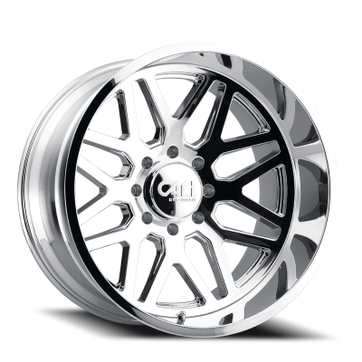 Cast Aluminum Wheels Invader 9115 CH 22x12 Chrome 8 On 165.1 Bolt Pattern -51 Offset Cali Offroad Wheels