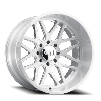 Cast Aluminum Wheels Invader 9115 BGC 22x12 Brushed Brushed 6 On 139.7 Bolt Pattern -51 Offset Cali Offroad Wheels