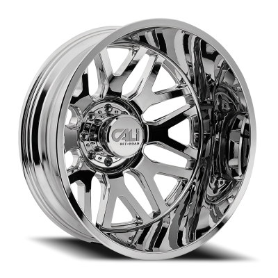 Dually Wheels Invader Dually 9115D CH 24x8.25 Chrome 8 On 210 Bolt Pattern -232 Offset Cali Offroad Wheels