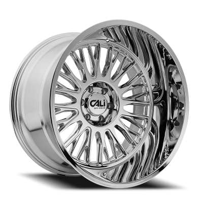 Cast Aluminum Wheels Vertex 9116 CH 26x14 Chrome 8 On 165.1 Bolt Pattern -76 Offset Cali Offroad Wheels