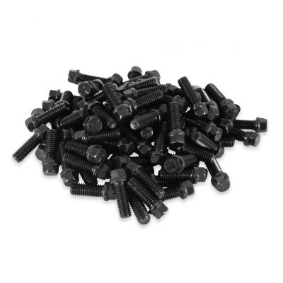 Header Bolts 3/8-16 x 1 Inch Hex Head Black Oxide 100 Pieces Bulk Header Bolts 100 Pieces Bolt Size 3/8-16 X 1 Inch Mr Gasket