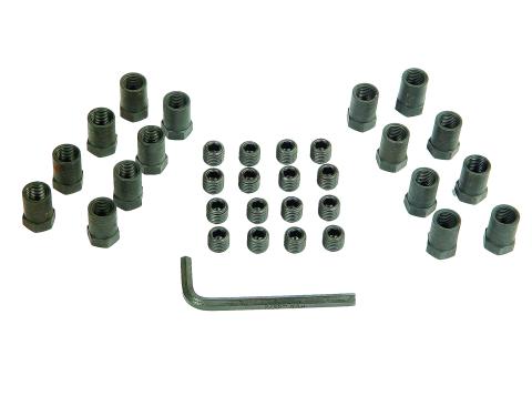 Rocker Arm Nuts with Locks Fits Big Block Chevrolet & Pontiac V8 Using Aluminum Rocker Arms Mr Gasket