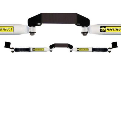 Dual Steering Stabilizer Kit Superlift (Hydraulic) 1999-2004 Ford F-250/350 and Excursion 4WD Superlift