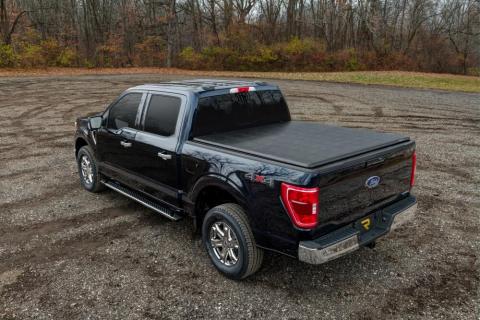 Trifecta 2.0 Tonneau Cover Black Leather Grained Fabric 1999-2016 Ford F-250/350 8' Bed Extang