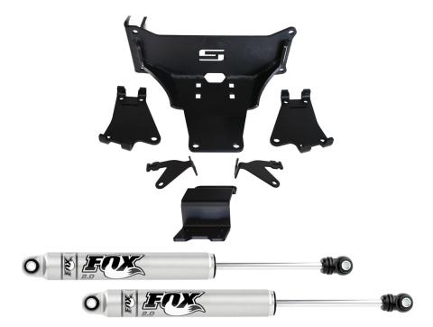 Dual Steering Stabilizer Kit with Fox 2.0 Shocks 2023-2025 Ford F-250/350 4WD No Lift Required Superlift