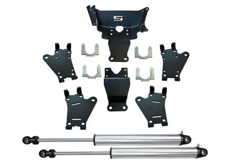 Dual Steering Stabilizer Kit Radflo Cylinders 2017-2025 Ford F-450/550 4WD Superlift