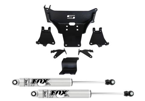 Dual Steering Stabilizer Kit Fox 2.0 Cylinders 2017-2025 Ford F-450/550 4WD Superlift