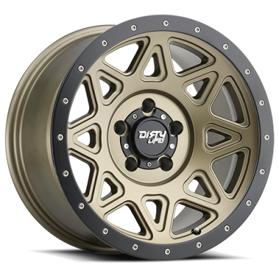 Dirty Life Race Wheels Theory 9305 Matte Gold 17X9 6-139.7 -12Mm 106Mm