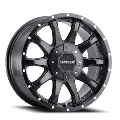 Aluminum Wheels 17x8 Shift 930B Satin Black 35 Offset 6 on 120 Bolt Pattern 67.1 Bore Raceline