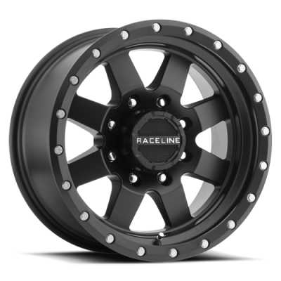 Aluminum Wheels 17x9 Defender 935B Satin Black Multi Spoke -12 Offset 8 on 170 Bolt Pattern 130.81 Bore Raceline