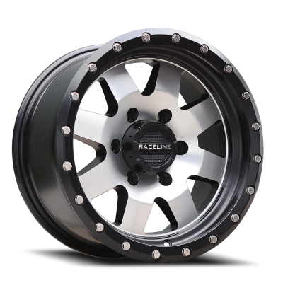 Aluminum Wheels 20x9 Defender 935M Machined Face Black Multi Spoke 18 Offset 5 on 150 Bolt Pattern 110.3 Bore Raceline