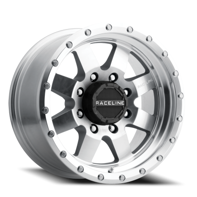 Aluminum Wheels 17x9 Defender 935MC Machined Silver -12 Offset 8 on 170 Bolt Pattern 130.81 Bore Raceline