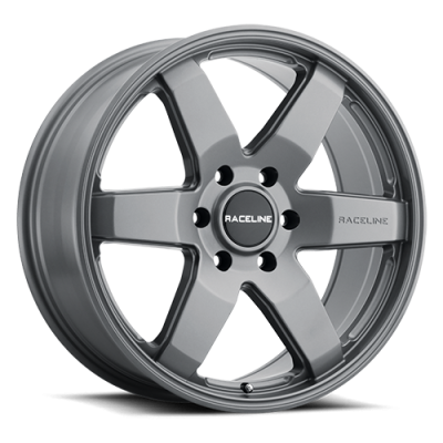 Aluminum Wheels 20x9 Addict 942GS Greystone Gray Multi Spoke 18 Offset 6 on 139.7 Bolt Pattern 106.1 Bore Raceline