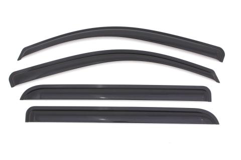 Ventvisor Deflector for 2014-2024 Chevrolet Silverado 1500 and More Smoke Outside Mount 4 Piece AVS