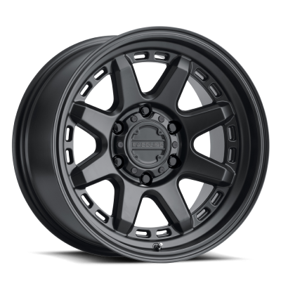 Aluminum Wheels 15x8 Scout 947B Satin Black -24 Offset 6 on 139.7 Bolt Pattern 106.1 Bore Raceline