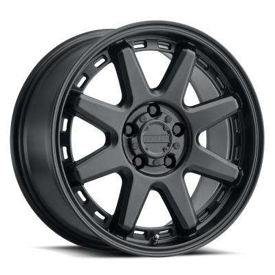 Aluminum Wheels 16x8 Scout 947B Satin Black 0 Offset 5 on 139.7 Bolt Pattern 106.5 Bore Raceline
