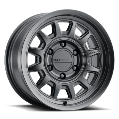 Aluminum Wheels 17x8.5 Aero HD 952B Satin Black 18 Offset 6 on 135 Bolt Pattern 87.1 Bore Raceline